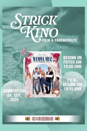 Stricken im KINO Mamma Mia! Poster