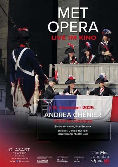 The Metropolitan Opera: Andrea Chénier poster