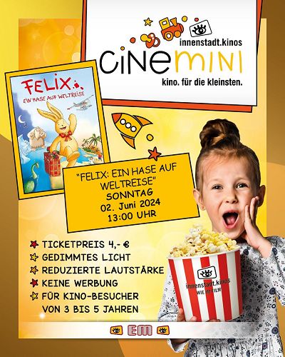 cinemini: Felix- Ein Hase auf Weltreise