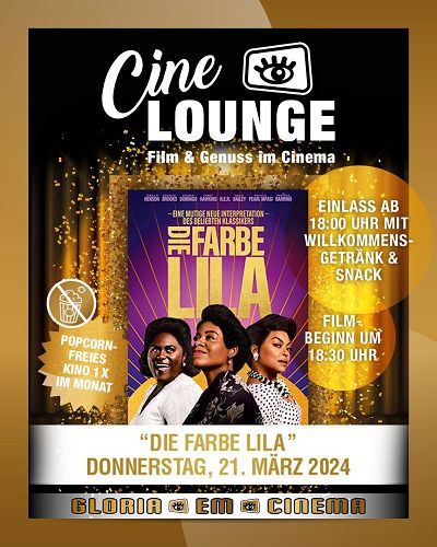 CineLounge Die Farbe Lila